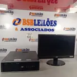 LOTE 131 - 01 CPU HP COMPAQ 6005, PROCESSADOR PHENON X2, 250 GB HD, SEM MEMÓRIA E 01 MONITOR MARCA AOC MODELO E 950S WDA. (NO ESTADO, LEILÃO NÃO TEM GARANTIA E NEM DEVOLUÇÃO, SUJEITO A POSSÍVEIS AVARIAS VISÍVEIS/OCULTAS E/OU AUSÊNCIA DE COMPONENTES).