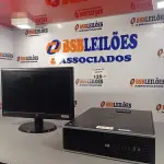 LOTE 120 - 01 CPU HP COMPAQ 6005, PROCESSADOR PHENON X2, 320 GB HD, SEM MEMÓRIA E 01 MONITOR MARCA AOC MODELO E 950S WDA. (NO ESTADO, LEILÃO NÃO TEM GARANTIA E NEM DEVOLUÇÃO, SUJEITO A POSSÍVEIS AVARIAS VISÍVEIS/OCULTAS E/OU AUSÊNCIA DE COMPONENTES).
