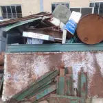 LOTE 056 - 01 LOTE COM SUCATAS EM FERRO DIVERSOS (NO ESTADO, NÃO SABEMOS SE FUNCIONA. LEILÃO NÃO TEM GARANTIA E NEM DEVOLUÇÃO).