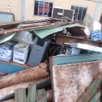 LOTE 056 - 01 LOTE COM SUCATAS EM FERRO DIVERSOS (NO ESTADO, NÃO SABEMOS SE FUNCIONA. LEILÃO NÃO TEM GARANTIA E NEM DEVOLUÇÃO).