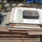 LOTE 027 - 01 PIA EM MÁRMORE E RETALHOS DE MÁRMORE (NO ESTADO, NÃO SABEMOS SE FUNCIONA. LEILÃO NÃO TEM GARANTIA E NEM DEVOLUÇÃO).