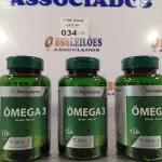 LOTE 034 - 03 FRASCOS DE OMEGA3 (MACROPHYTUS 120 CAPSULAS CADA). (NO ESTADO, LEILÃO NÃO TEM GARANTIA E NEM DEVOLUÇÃO, SUJEITO A POSSÍVEIS AVARIAS VISÍVEIS/OCULTAS E/OU AUSÊNCIA DE COMPONENTES).