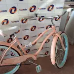 LOTE 135 - 01 BICICLETA FEMININA ARO 26 VINTAGE. (NO ESTADO, LEILÃO NÃO TEM GARANTIA E NEM DEVOLUÇÃO, SUJEITO A POSSÍVEIS AVARIAS VISÍVEIS/OCULTAS E/OU AUSÊNCIA DE COMPONENTES).