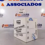 LOTE 104 - 01 CAIXA COM SILICONE ACÉTICO TRANSPARENTE 24 BISNAGAS. (NO ESTADO, LEILÃO NÃO TEM GARANTIA E NEM DEVOLUÇÃO, SUJEITO A POSSÍVEIS AVARIAS VISÍVEIS/OCULTAS E/OU AUSÊNCIA DE COMPONENTES).