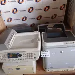 LOTE 117 - 01 MONITOR DE TUBO E 03 IMPRESSORAS MARCAS E MODELOS DIVERSOS. (NO ESTADO, LEILÃO NÃO TEM GARANTIA E NEM DEVOLUÇÃO, SUJEITO A POSSÍVEIS AVARIAS VISÍVEIS/OCULTAS E/OU AUSÊNCIA DE COMPONENTES).