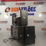 LOTE 111 - 02 APARELHOS DE SOM MARCAS E MODELOS DIVERSOS. (NO ESTADO, LEILÃO NÃO TEM GARANTIA E NEM DEVOLUÇÃO, SUJEITO A POSSÍVEIS AVARIAS VISÍVEIS/OCULTAS E/OU AUSÊNCIA DE COMPONENTES).