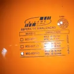 LOTE 037 - 09 ESFERAS DE SINALIZAÇÃO MODELO 900-60FV3 (NO ESTADO, NÃO SABEMOS SE FUNCIONA. LEILÃO NÃO TEM GARANTIA E NEM DEVOLUÇÃO).