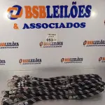 LOTE 053 - 10 GUIAS PARA CACHORRO NA COR PRETA. (NO ESTADO, LEILÃO NÃO TEM GARANTIA E NEM DEVOLUÇÃO, SUJEITO A POSSÍVEIS AVARIAS VISÍVEIS/OCULTAS E/OU AUSÊNCIA DE COMPONENTES).