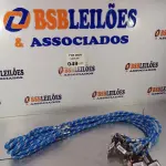 LOTE 049 - 09 GUIAS PARA CACHORRO NA COR AZUL. (NO ESTADO, LEILÃO NÃO TEM GARANTIA E NEM DEVOLUÇÃO, SUJEITO A POSSÍVEIS AVARIAS VISÍVEIS/OCULTAS E/OU AUSÊNCIA DE COMPONENTES).