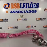 LOTE 052 - 08 GUIAS PARA CACHORRO NA COR ROSA. (NO ESTADO, LEILÃO NÃO TEM GARANTIA E NEM DEVOLUÇÃO, SUJEITO A POSSÍVEIS AVARIAS VISÍVEIS/OCULTAS E/OU AUSÊNCIA DE COMPONENTES).