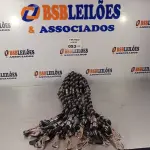 LOTE 053 - 10 GUIAS PARA CACHORRO NA COR PRETA. (NO ESTADO, LEILÃO NÃO TEM GARANTIA E NEM DEVOLUÇÃO, SUJEITO A POSSÍVEIS AVARIAS VISÍVEIS/OCULTAS E/OU AUSÊNCIA DE COMPONENTES).
