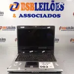 LOTE 003 - 01 NOTEBOOK MARCA ACER SEM FONTE PARA RETIRADA DE PEÇAS. (NO ESTADO, LEILÃO NÃO TEM GARANTIA E NEM DEVOLUÇÃO, SUJEITO A POSSÍVEIS AVARIAS VISÍVEIS/OCULTAS E/OU AUSÊNCIA DE COMPONENTES).
