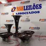 LOTE 062 - 03 ALTO-FALANTES COAXIAL E 02 CORNETAS MARCAS E MODELOS DIVERSOS. (NO ESTADO, LEILÃO NÃO TEM GARANTIA E NEM DEVOLUÇÃO, SUJEITO A POSSÍVEIS AVARIAS VISÍVEIS/OCULTAS E/OU AUSÊNCIA DE COMPONENTES).