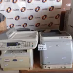 LOTE 117 - 01 MONITOR DE TUBO E 03 IMPRESSORAS MARCAS E MODELOS DIVERSOS. (NO ESTADO, LEILÃO NÃO TEM GARANTIA E NEM DEVOLUÇÃO, SUJEITO A POSSÍVEIS AVARIAS VISÍVEIS/OCULTAS E/OU AUSÊNCIA DE COMPONENTES).