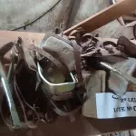 LOTE 006 - 08 PARES DE ESPINHOS PARA SUBIR EM ARVORES (NO ESTADO, NÃO SABEMOS SE FUNCIONA. LEILÃO NÃO TEM GARANTIA E NEM DEVOLUÇÃO).