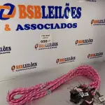 LOTE 050 - 10 GUIAS PARA CACHORRO NA COR ROSA. (NO ESTADO, LEILÃO NÃO TEM GARANTIA E NEM DEVOLUÇÃO, SUJEITO A POSSÍVEIS AVARIAS VISÍVEIS/OCULTAS E/OU AUSÊNCIA DE COMPONENTES).