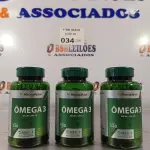 LOTE 034 - 03 FRASCOS DE OMEGA3 (MACROPHYTUS 120 CAPSULAS CADA). (NO ESTADO, LEILÃO NÃO TEM GARANTIA E NEM DEVOLUÇÃO, SUJEITO A POSSÍVEIS AVARIAS VISÍVEIS/OCULTAS E/OU AUSÊNCIA DE COMPONENTES).