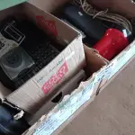 LOTE 132 - 01 LOTE COM MATERIAIS DIVERSOS. (NO ESTADO, LEILÃO NÃO TEM GARANTIA E NEM DEVOLUÇÃO, SUJEITO A POSSÍVEIS AVARIAS VISÍVEIS/OCULTAS E/OU AUSÊNCIA DE COMPONENTES).