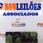 LOTE 141 - 14 HARD DISC MARCAS E MODELOS DIVERSOS. (NO ESTADO, LEILÃO NÃO TEM GARANTIA E NEM DEVOLUÇÃO, SUJEITO A POSSÍVEIS AVARIAS VISÍVEIS/OCULTAS E/OU AUSÊNCIA DE COMPONENTES).