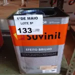 LOTE 133 - 01 LATA DE TEXTURATTO EFEITO BRILHO SUVINIL BASE 24KG. (NO ESTADO, LEILÃO NÃO TEM GARANTIA E NEM DEVOLUÇÃO, SUJEITO A POSSÍVEIS AVARIAS VISÍVEIS/OCULTAS E/OU AUSÊNCIA DE COMPONENTES).
