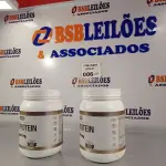 LOTE 006 - 02 POTES DE RICE PROTEIN (VEGAN WAY) 900G SABOR CACAU. (NO ESTADO, LEILÃO NÃO TEM GARANTIA E NEM DEVOLUÇÃO, SUJEITO A POSSÍVEIS AVARIAS VISÍVEIS/OCULTAS E/OU AUSÊNCIA DE COMPONENTES).
