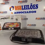 LOTE 140 - 02 CHURRASQUEIRAS ELÉTRICAS MARCAS MONDIAL 127V. (NO ESTADO, LEILÃO NÃO TEM GARANTIA E NEM DEVOLUÇÃO, SUJEITO A POSSÍVEIS AVARIAS VISÍVEIS/OCULTAS E/OU AUSÊNCIA DE COMPONENTES).