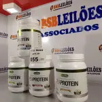 LOTE 055 - 04 FRASCOS DE PEAPROTEIN (VEGAN WAY) 900G. (NO ESTADO, LEILÃO NÃO TEM GARANTIA E NEM DEVOLUÇÃO, SUJEITO A POSSÍVEIS AVARIAS VISÍVEIS/OCULTAS E/OU AUSÊNCIA DE COMPONENTES).