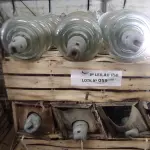LOTE 059 - 01 LOTE COM 40 ISOLADORES PARA ALTA TENSÃO 23500TEST (NO ESTADO, NÃO SABEMOS SE FUNCIONA. LEILÃO NÃO TEM GARANTIA E NEM DEVOLUÇÃO).