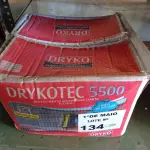 LOTE 134 - 01 CAIXA DE DRYKOTEC 5500, REVESTIMENTO IMPERMEABILIZANTE FLEXÍVEL. (NO ESTADO, LEILÃO NÃO TEM GARANTIA E NEM DEVOLUÇÃO, SUJEITO A POSSÍVEIS AVARIAS VISÍVEIS/OCULTAS E/OU AUSÊNCIA DE COMPONENTES).