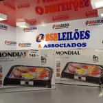 LOTE 140 - 02 CHURRASQUEIRAS ELÉTRICAS MARCAS MONDIAL 127V. (NO ESTADO, LEILÃO NÃO TEM GARANTIA E NEM DEVOLUÇÃO, SUJEITO A POSSÍVEIS AVARIAS VISÍVEIS/OCULTAS E/OU AUSÊNCIA DE COMPONENTES).