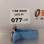 LOTE 077 - 01 RELÓGIO DE PULSO COM PULSEIRA AZUL. (NO ESTADO, LEILÃO NÃO TEM GARANTIA E NEM DEVOLUÇÃO, SUJEITO A POSSÍVEIS AVARIAS VISÍVEIS/OCULTAS E/OU AUSÊNCIA DE COMPONENTES).