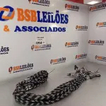 LOTE 054 - 11 GUIAS PARA CACHORRO NA COR PRETA. (NO ESTADO, LEILÃO NÃO TEM GARANTIA E NEM DEVOLUÇÃO, SUJEITO A POSSÍVEIS AVARIAS VISÍVEIS/OCULTAS E/OU AUSÊNCIA DE COMPONENTES).