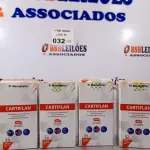 LOTE 032 - 04 CAIXAS DE CARTIFLAN (MACROPHYTUS COM 30 CAPSULAS CADA). (NO ESTADO, LEILÃO NÃO TEM GARANTIA E NEM DEVOLUÇÃO, SUJEITO A POSSÍVEIS AVARIAS VISÍVEIS/OCULTAS E/OU AUSÊNCIA DE COMPONENTES).