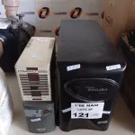 LOTE 121 - 01 NOBREAK MARCA SMS 3.200VA, 01 RAGTECH 600VA E 01 ESTABILIZADOR GR SAVAGE DE 1.000VA. (NO ESTADO, LEILÃO NÃO TEM GARANTIA E NEM DEVOLUÇÃO, SUJEITO A POSSÍVEIS AVARIAS VISÍVEIS/OCULTAS E/OU AUSÊNCIA DE COMPONENTES).
