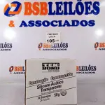 LOTE 105 - 01 CAIXA COM SILICONE ACÉTICO TRANSPARENTE 24 BISNAGAS. (NO ESTADO, LEILÃO NÃO TEM GARANTIA E NEM DEVOLUÇÃO, SUJEITO A POSSÍVEIS AVARIAS VISÍVEIS/OCULTAS E/OU AUSÊNCIA DE COMPONENTES).