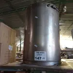 LOTE 147 - 01 TONEL EM AÇO INOX. (NO ESTADO, LEILÃO NÃO TEM GARANTIA E NEM DEVOLUÇÃO, SUJEITO A POSSÍVEIS AVARIAS VISÍVEIS/OCULTAS E/OU AUSÊNCIA DE COMPONENTES).