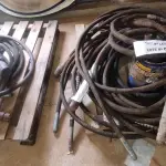 LOTE 029 - 01 LOTE COM MANGUEIRAS PARA MANGOTES VIBRATÓRIOS (NO ESTADO, NÃO SABEMOS SE FUNCIONA. LEILÃO NÃO TEM GARANTIA E NEM DEVOLUÇÃO).