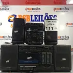 LOTE 111 - 02 APARELHOS DE SOM MARCAS E MODELOS DIVERSOS. (NO ESTADO, LEILÃO NÃO TEM GARANTIA E NEM DEVOLUÇÃO, SUJEITO A POSSÍVEIS AVARIAS VISÍVEIS/OCULTAS E/OU AUSÊNCIA DE COMPONENTES).