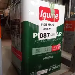 LOTE 087 - 01 LATA DE TINTA IQUINE PINTALAR FOSCO AVELUDADO INTERIORES NA COR VERDE PRIMAVERA. (NO ESTADO, LEILÃO NÃO TEM GARANTIA E NEM DEVOLUÇÃO, SUJEITO A POSSÍVEIS AVARIAS VISÍVEIS/OCULTAS E/OU AUSÊNCIA DE COMPONENTES).