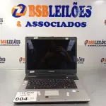 LOTE 004 - 01 NOTEBOOK MARCA EVEREX SEM FONTE PARA RETIRADA DE PEÇAS. (NO ESTADO, LEILÃO NÃO TEM GARANTIA E NEM DEVOLUÇÃO, SUJEITO A POSSÍVEIS AVARIAS VISÍVEIS/OCULTAS E/OU AUSÊNCIA DE COMPONENTES).