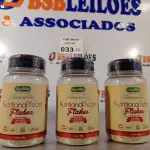 LOTE 033 - 03 FRASCOS DE LEVEDURA EM FLOCOS (VEGAN WAY) NUTRICIONAL YEAST 100G. (NO ESTADO, LEILÃO NÃO TEM GARANTIA E NEM DEVOLUÇÃO, SUJEITO A POSSÍVEIS AVARIAS VISÍVEIS/OCULTAS E/OU AUSÊNCIA DE COMPONENTES).