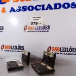 LOTE 079 - 04 CALCULADORAS CIENTÍFICAS MARCA HP MODELO 12C. (NO ESTADO, LEILÃO NÃO TEM GARANTIA E NEM DEVOLUÇÃO, SUJEITO A POSSÍVEIS AVARIAS VISÍVEIS/OCULTAS E/OU AUSÊNCIA DE COMPONENTES).