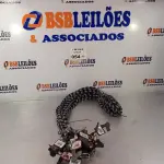 LOTE 054 - 11 GUIAS PARA CACHORRO NA COR PRETA. (NO ESTADO, LEILÃO NÃO TEM GARANTIA E NEM DEVOLUÇÃO, SUJEITO A POSSÍVEIS AVARIAS VISÍVEIS/OCULTAS E/OU AUSÊNCIA DE COMPONENTES).