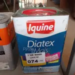LOTE 074 - 01 LATA DE TINTA IQUINE DIATEX PINTA MAIS NA COR HORTELÃ. (NO ESTADO, LEILÃO NÃO TEM GARANTIA E NEM DEVOLUÇÃO, SUJEITO A POSSÍVEIS AVARIAS VISÍVEIS/OCULTAS E/OU AUSÊNCIA DE COMPONENTES).