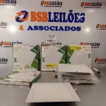 LOTE 143 - 01 LOTE COM VÁRIOS PAINÉIS DE LED DE EMBUTIR. (NO ESTADO, LEILÃO NÃO TEM GARANTIA E NEM DEVOLUÇÃO, SUJEITO A POSSÍVEIS AVARIAS VISÍVEIS/OCULTAS E/OU AUSÊNCIA DE COMPONENTES).