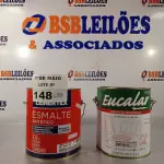 LOTE 148 - 02 GALÕES DE ESMALTE SINTECO SENDO 01 EUCALAR BRILHANTE CINZA MÉDIO E 01 LEINERTEX FOSCO BRANCO NEVE 3,6L. (NO ESTADO, LEILÃO NÃO TEM GARANTIA E NEM DEVOLUÇÃO, SUJEITO A POSSÍVEIS AVARIAS VISÍVEIS/OCULTAS E/OU AUSÊNCIA DE COMPONENTES).