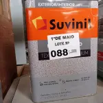 LOTE 088 - 01 LATA DE TEXTURATTO EFEITO BRILHO SUVINIL BASE 24KG. (NO ESTADO, LEILÃO NÃO TEM GARANTIA E NEM DEVOLUÇÃO, SUJEITO A POSSÍVEIS AVARIAS VISÍVEIS/OCULTAS E/OU AUSÊNCIA DE COMPONENTES).