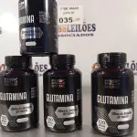 LOTE 035 - 04 FRASCOS GLUTAMINA DUOM 120 CAPSULAS CADA. (NO ESTADO, LEILÃO NÃO TEM GARANTIA E NEM DEVOLUÇÃO, SUJEITO A POSSÍVEIS AVARIAS VISÍVEIS/OCULTAS E/OU AUSÊNCIA DE COMPONENTES).