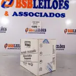 LOTE 105 - 01 CAIXA COM SILICONE ACÉTICO TRANSPARENTE 24 BISNAGAS. (NO ESTADO, LEILÃO NÃO TEM GARANTIA E NEM DEVOLUÇÃO, SUJEITO A POSSÍVEIS AVARIAS VISÍVEIS/OCULTAS E/OU AUSÊNCIA DE COMPONENTES).