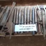 LOTE 007 - 01 LOTE COM PONTEIRAS PARA BRITADEIRA E CHAVES EM FERRO (NO ESTADO, NÃO SABEMOS SE FUNCIONA. LEILÃO NÃO TEM GARANTIA E NEM DEVOLUÇÃO).
